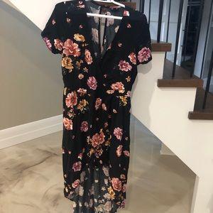 Torrid high low with romper dress